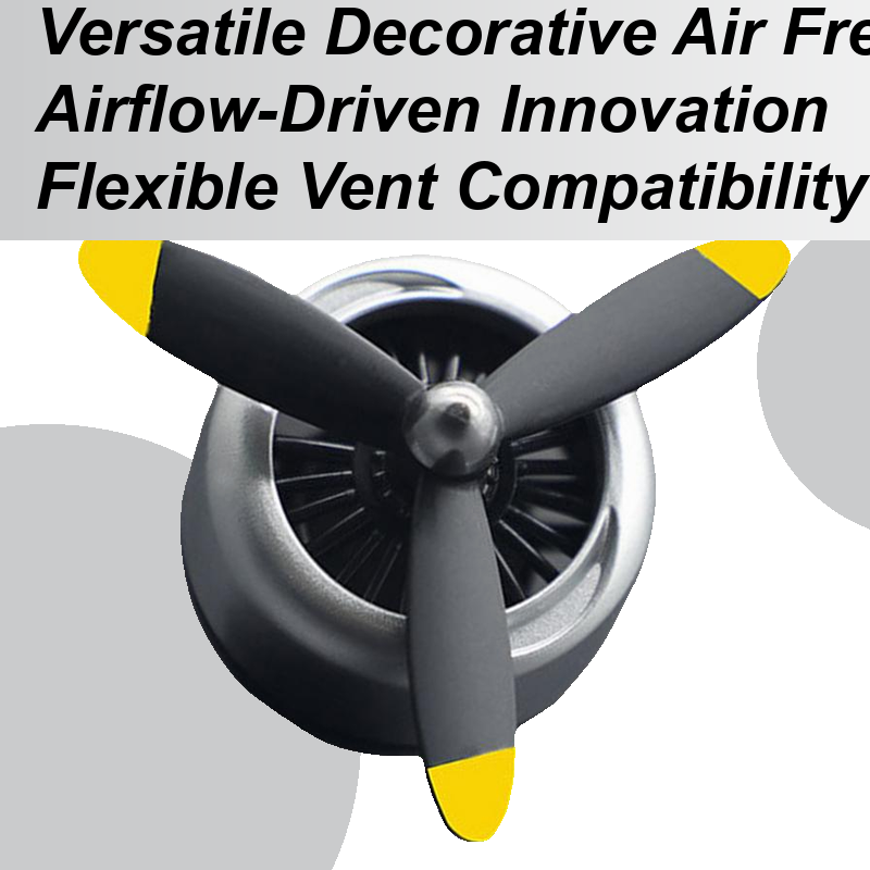 Odor Eliminator Car - Auto Diffuser Vent Clip Propeller Aromatherapie