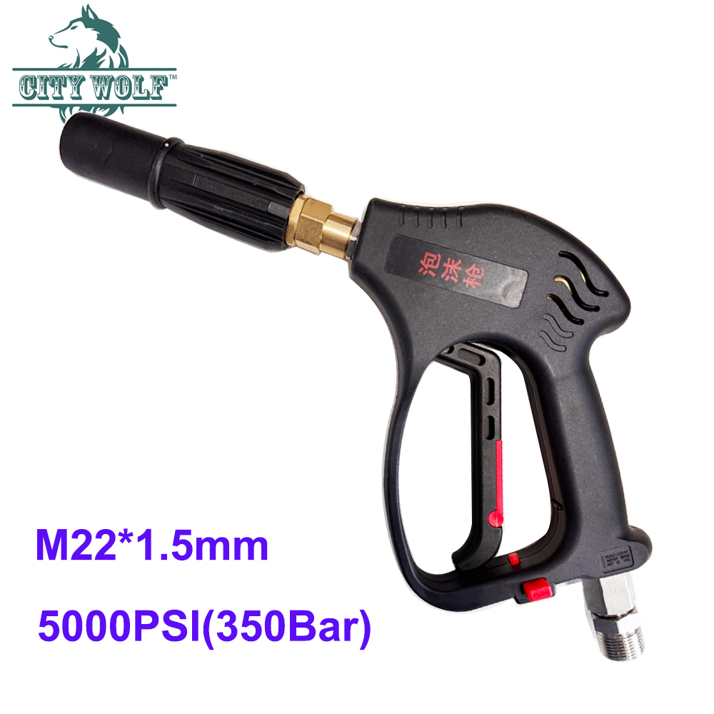 Pressure Washer Foam Gun - CityWolf Sneeuw Schuim Autowaspistool 350Bar Hogedrukreiniger