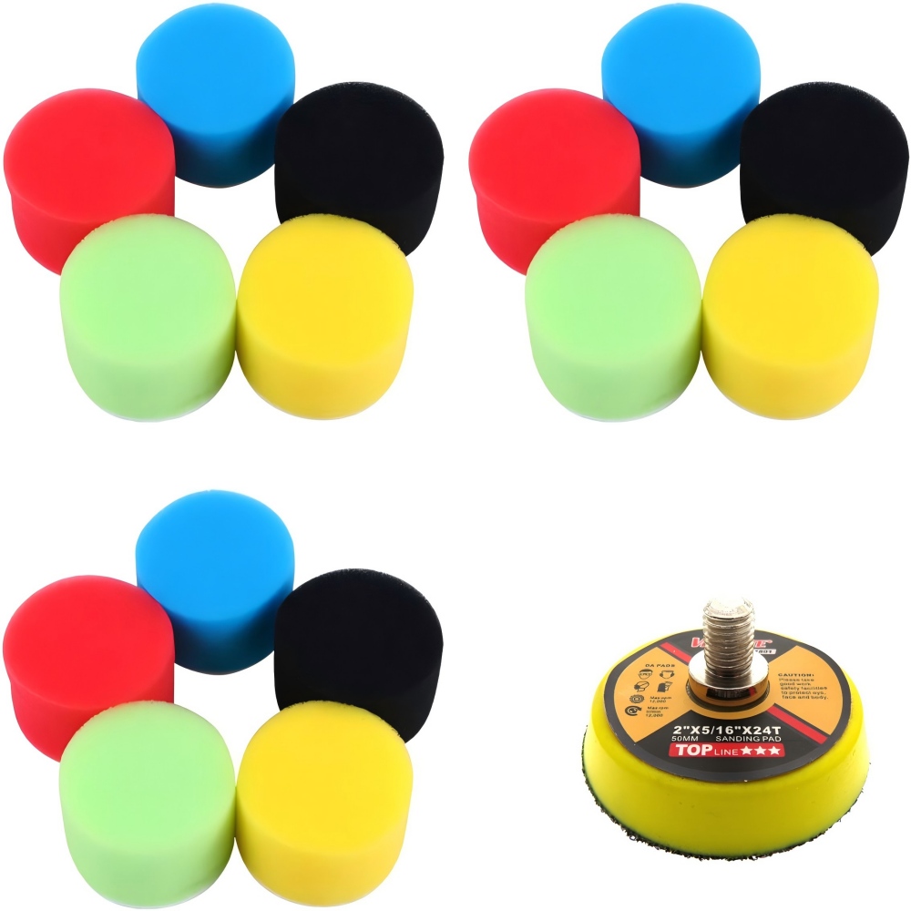 Polish Pad Set Buffer - 2Inch 50MM Auto Doam Polijstschijf Kit