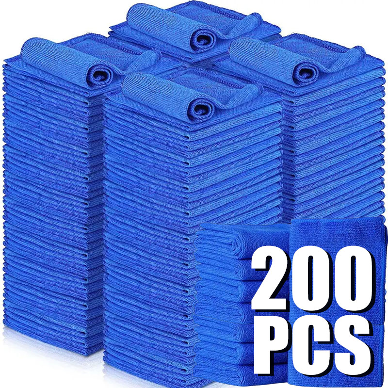 Microfiber Towel Detailing - 10/200PCS Microfiber Car Cleaning Handdoeken Super