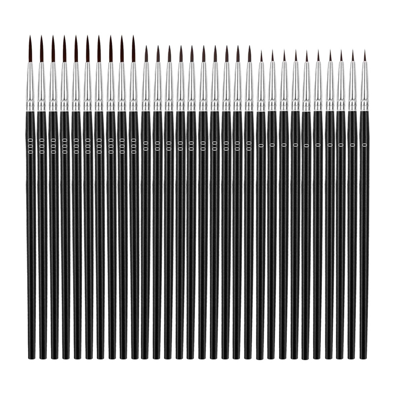 Detailing Brush Set - 30 stuks kleine detailverfborstels fijne verfborstels