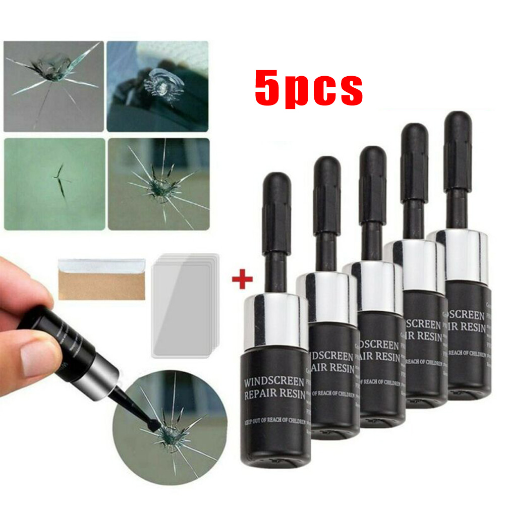 Glass Cleaner Streak - 5PCS Automotive Voorruit Crack Nano Reparatie