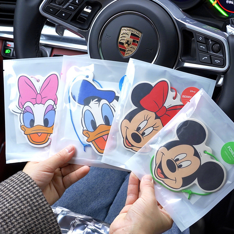Odor Eliminator Car - Disney Auto-luchtverfrisser sleutelhanger Mickey Minnie Donald