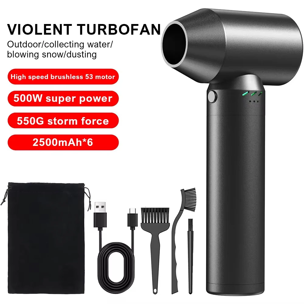 Dryer Car Blower - Hoge snelheid 80000RPM Turbo Jet Fan