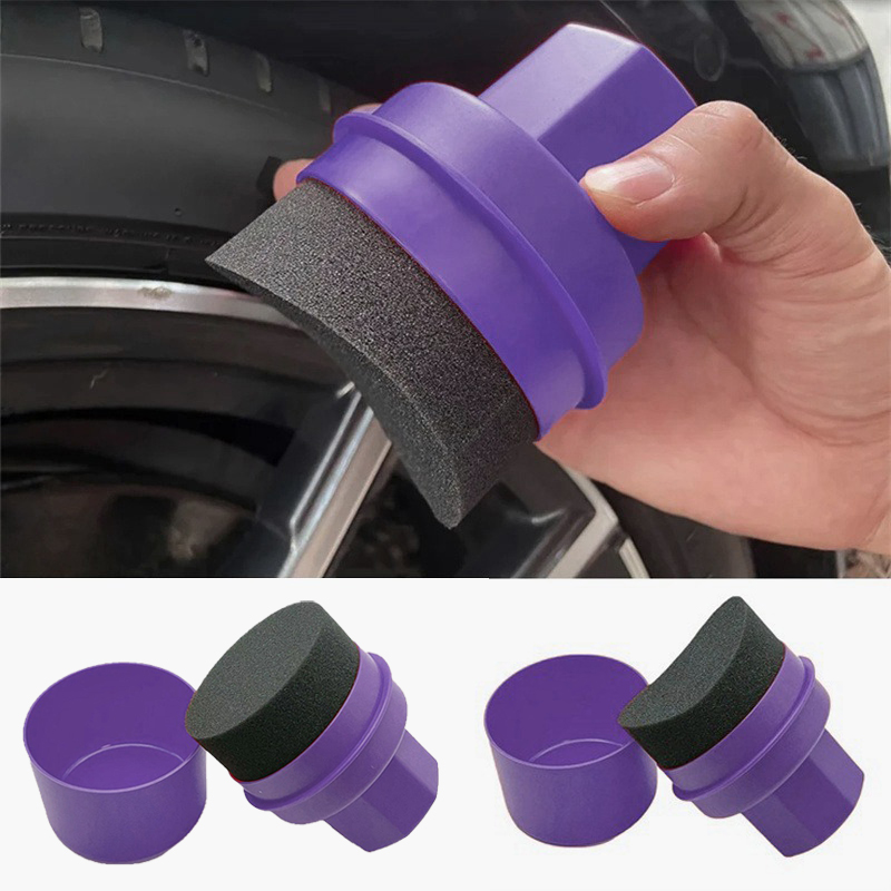 Gebogen autobandwas spons met  - Wax Applicator Pad recensie en prijs