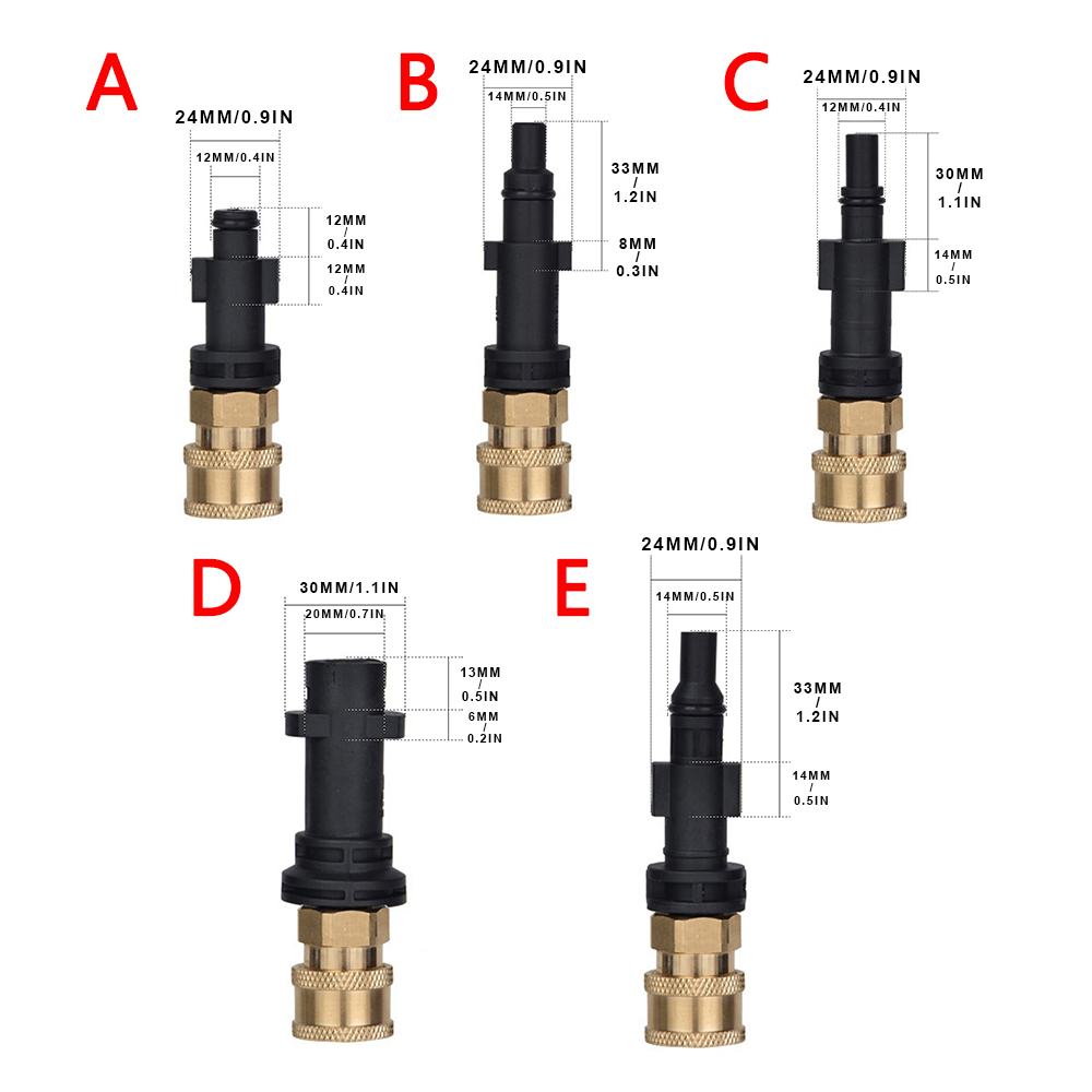 Hogedrukreiniger Adapter 1/4 