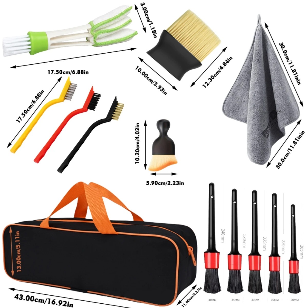 1-15 stuks auto reinigingsbors - Dirt Brush Interior recensie en prijs