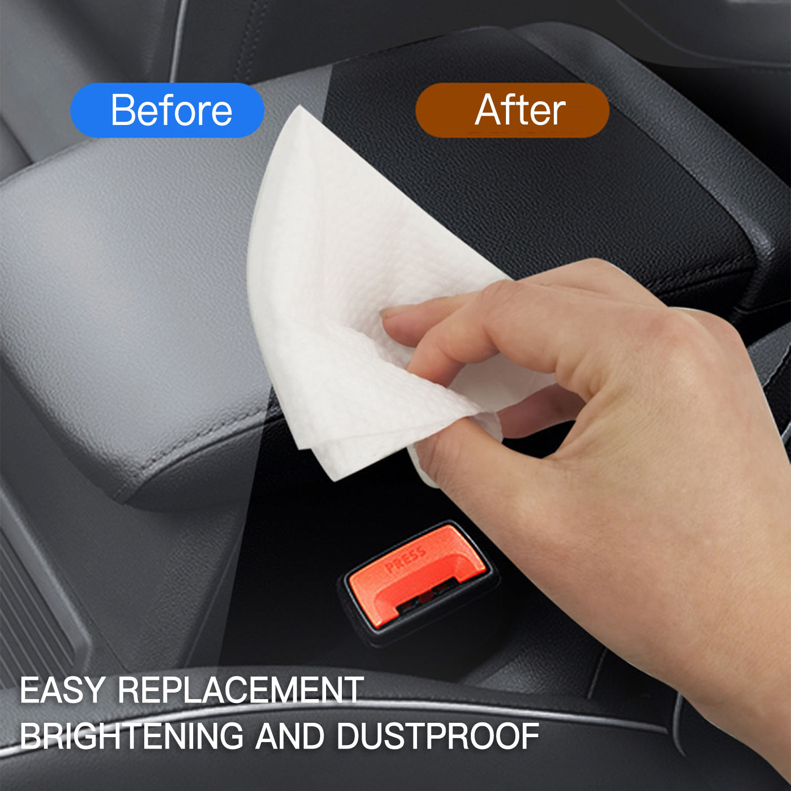 80 stuks/zak Auto-interieur Re - Leather Cleaner Interior recensie en prijs