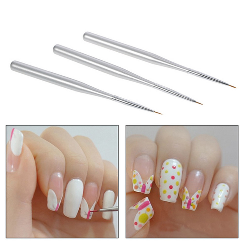 3-delige set nagelkunst liner  - Detailing Brush Set recensie en prijs