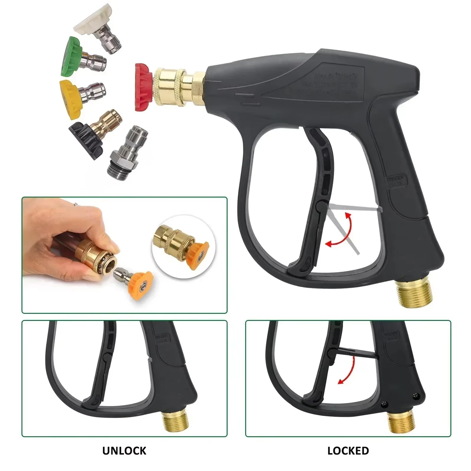Sneeuwschuimkanon Lance Kit co - Pressure Washer Foam Gun recensie en prijs