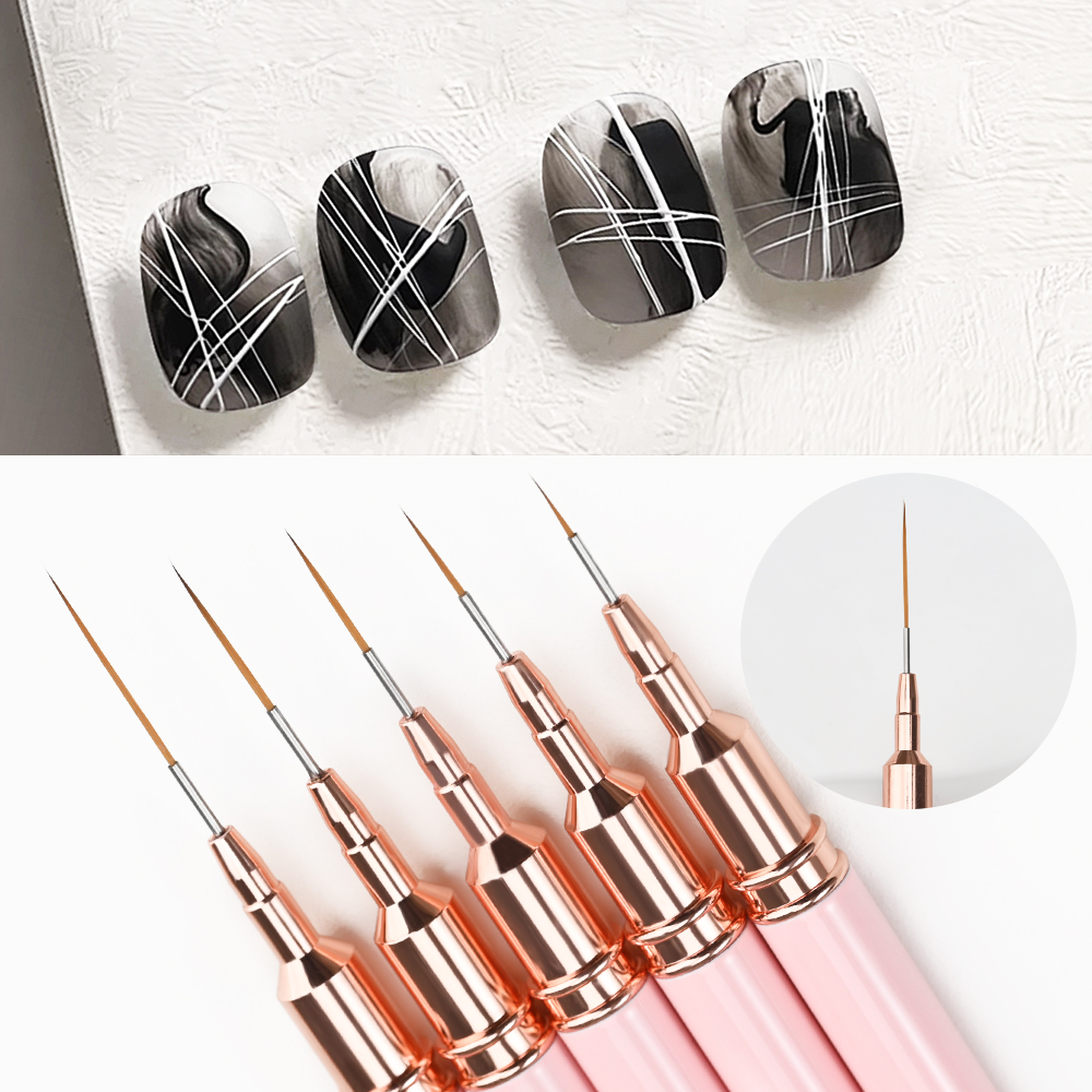 5-delige set roze metalen hand - Detailing Brush Set recensie en prijs