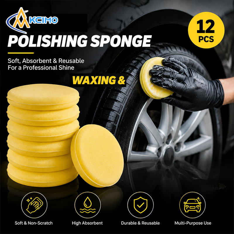 12 stuks auto-wasspons rond za - Wax Applicator Pad recensie en prijs