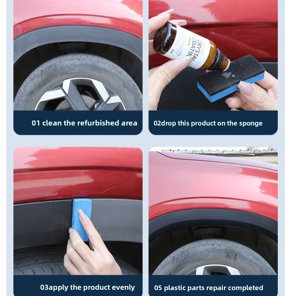 Nieuwe duurzame kristallen coa - Trim Restorer Plastic recensie en prijs